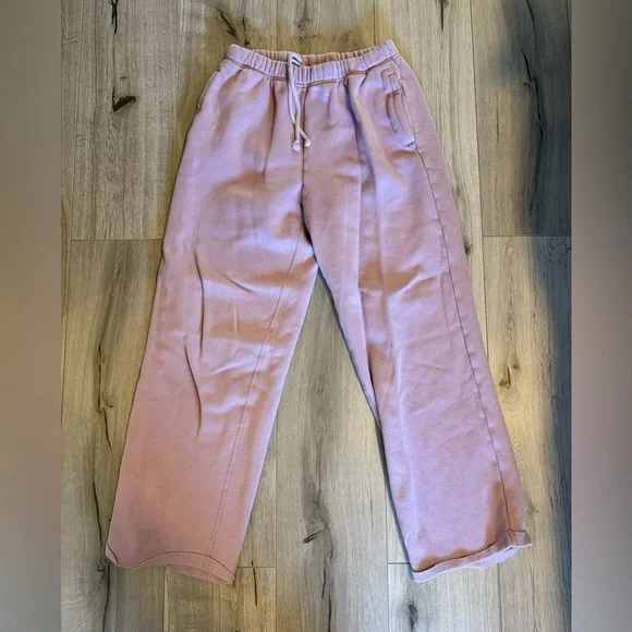 Skims cotton blend fleece classic straight leg sweatpants in dusk - Picture 3 of 10